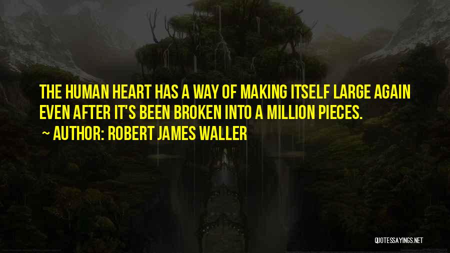 Healing Over A Broken Heart Quotes By Robert James Waller