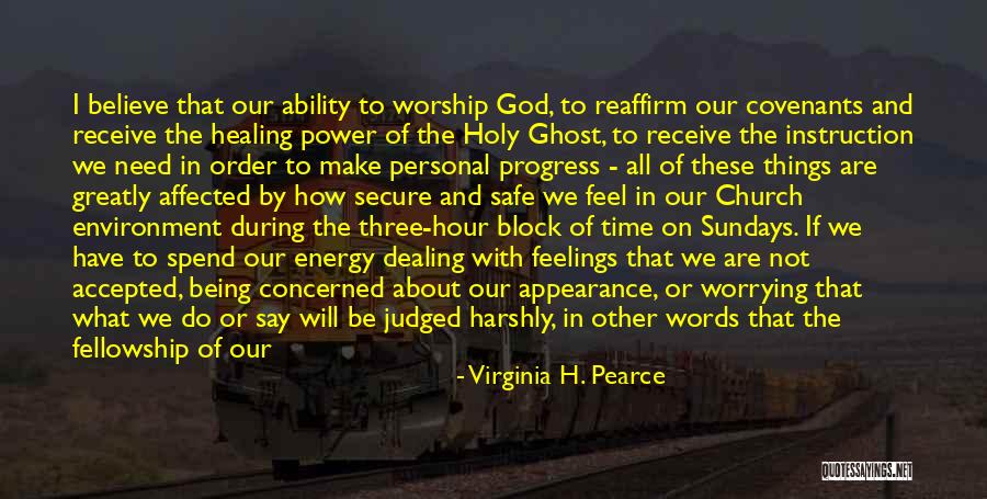 Healing Power Of God Quotes By Virginia H. Pearce