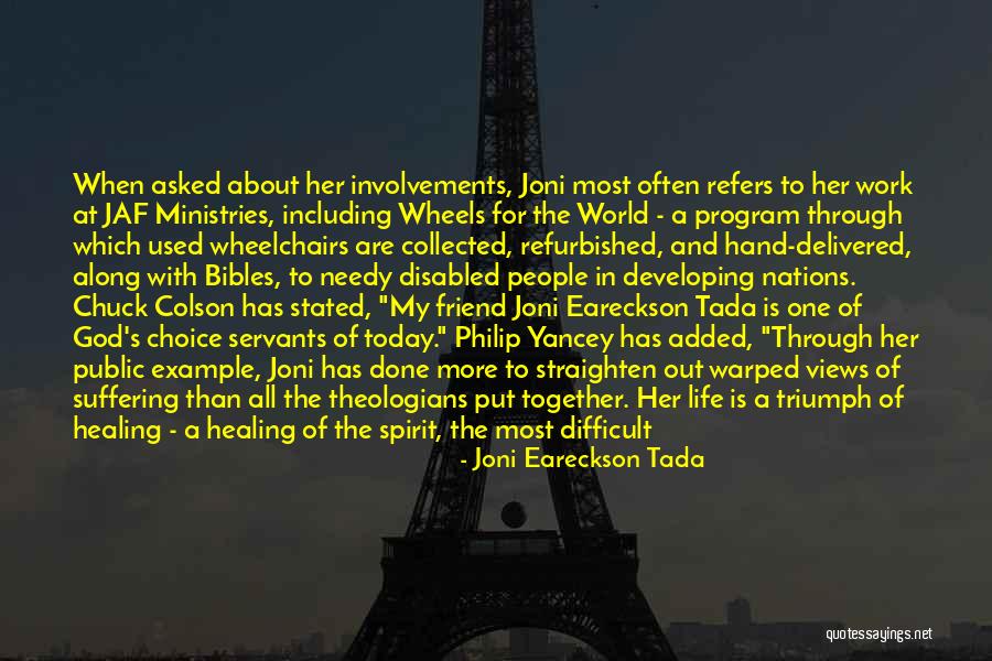 Healing Spirit Quotes By Joni Eareckson Tada