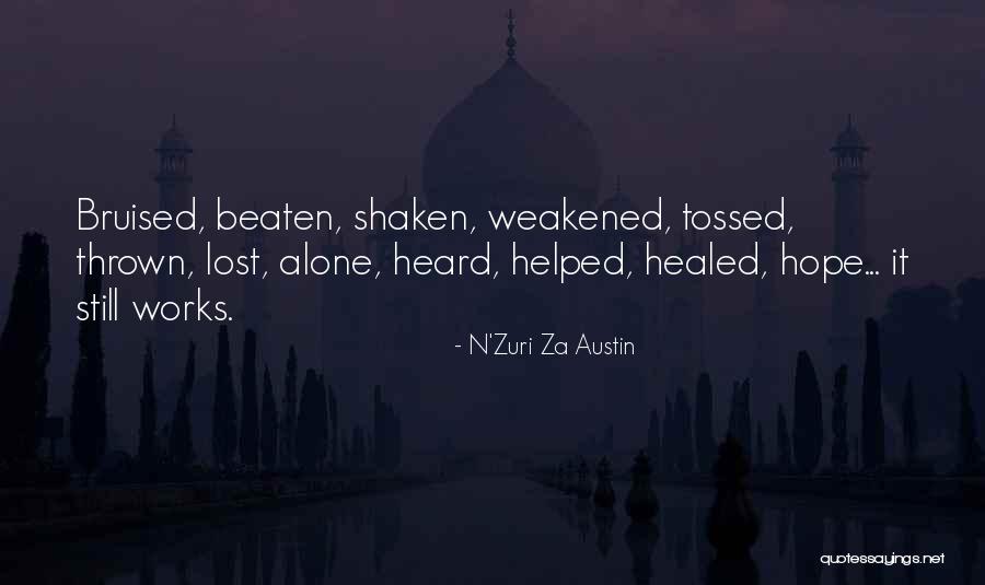 Healing The Heart Quotes By N'Zuri Za Austin