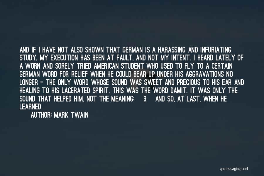Healing The Spirit Quotes By Mark Twain