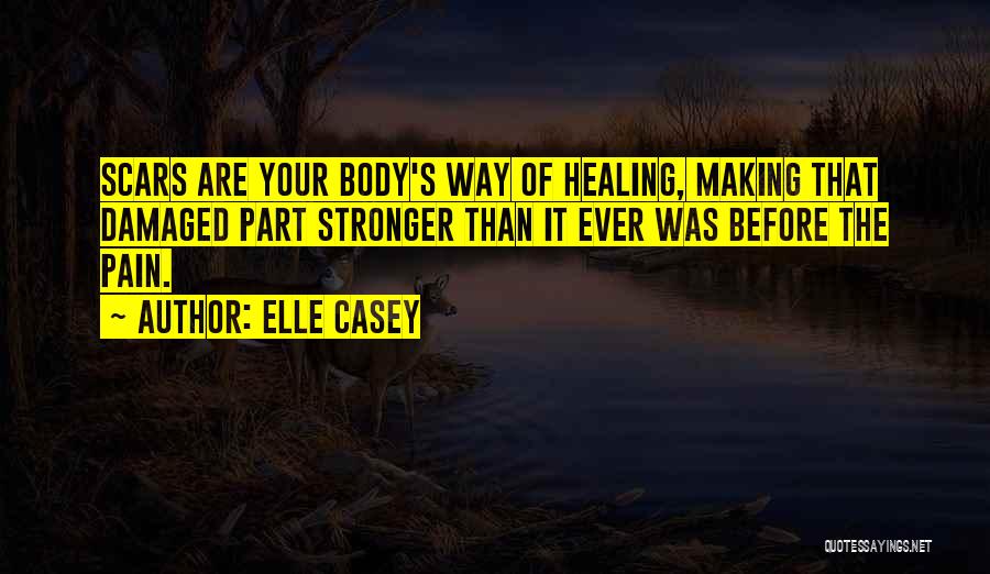 Healing Your Body Quotes By Elle Casey