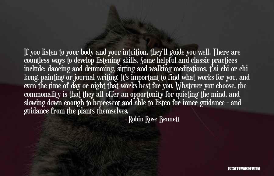 Healing Your Body Quotes By Robin Rose Bennett Healing Your Body Quotes By Robin Rose Bennett