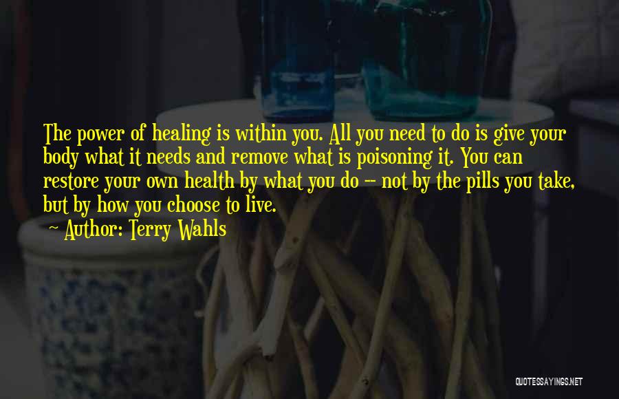 Healing Your Body Quotes By Terry Wahls