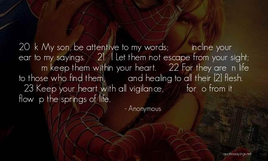 Healing Your Heart Quotes By Anonymous Healing Your Heart Quotes By Anonymous