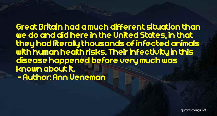 Health And Disease Quotes By Ann Veneman