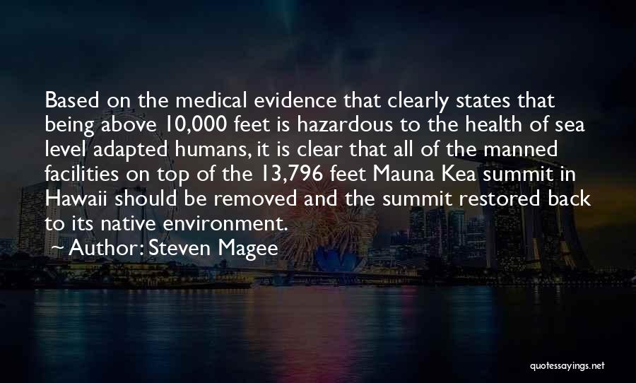 Health And Environment Quotes By Steven Magee