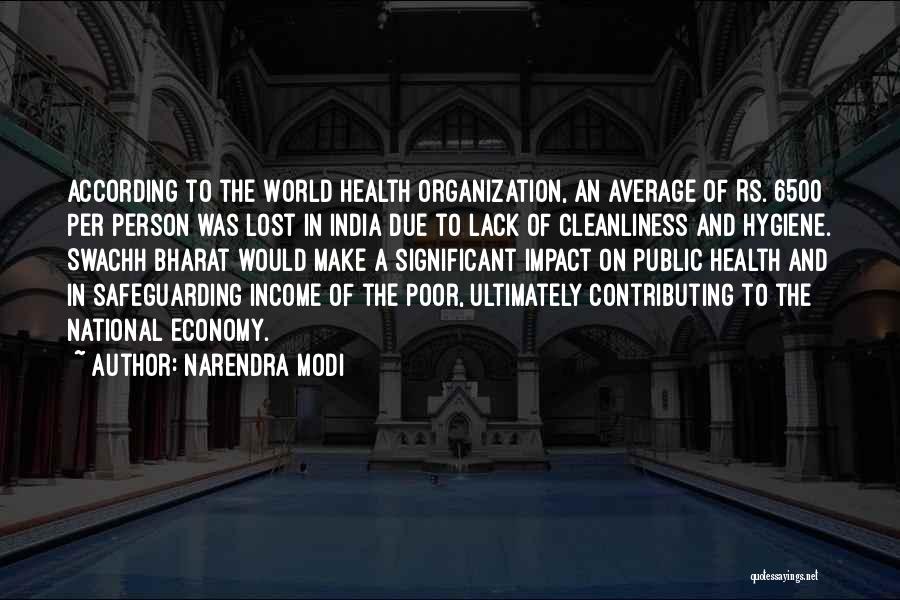 Health And Hygiene Quotes By Narendra Modi