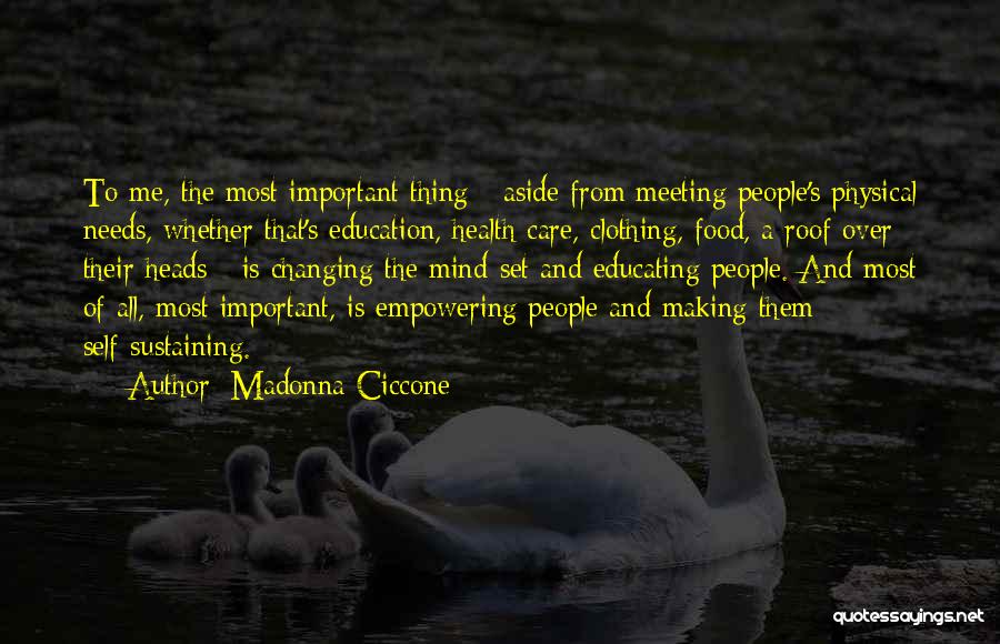 Health And Physical Education Quotes By Madonna Ciccone