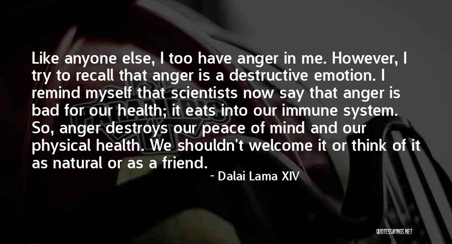 Health And Physical Quotes By Dalai Lama XIV