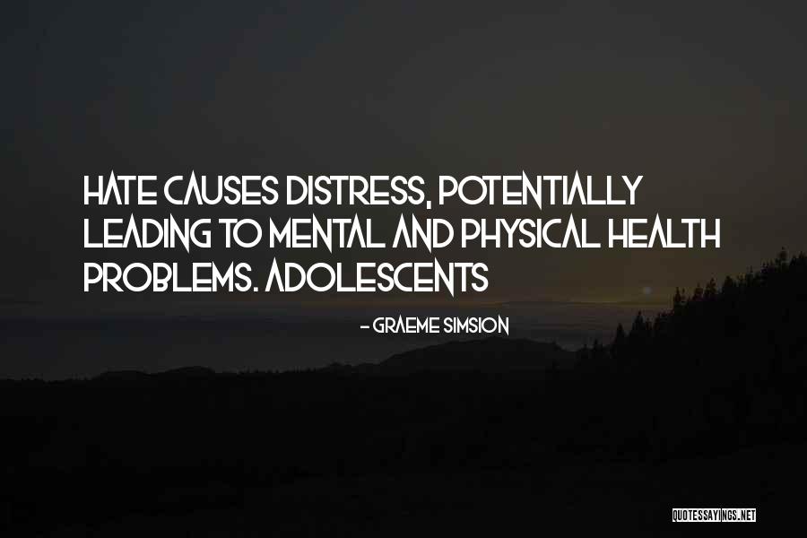 Health And Physical Quotes By Graeme Simsion