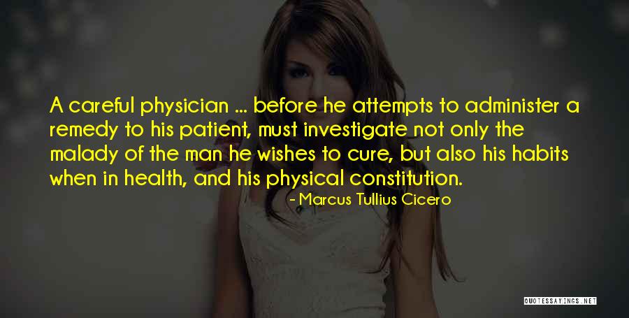 Health And Physical Quotes By Marcus Tullius Cicero