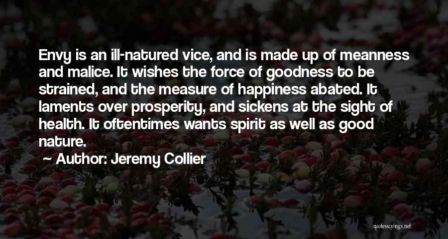 Health And Prosperity Quotes By Jeremy Collier