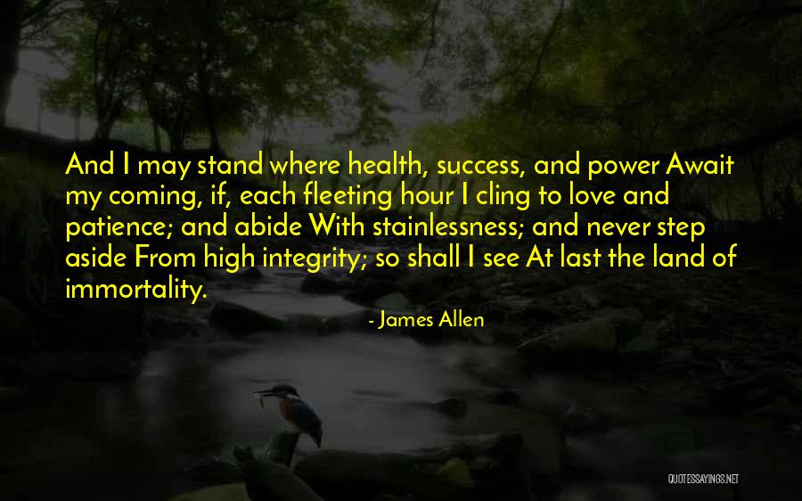 Health And Success Quotes By James Allen