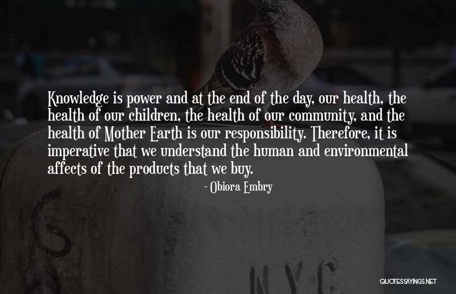 Health And Technology Quotes By Obiora Embry