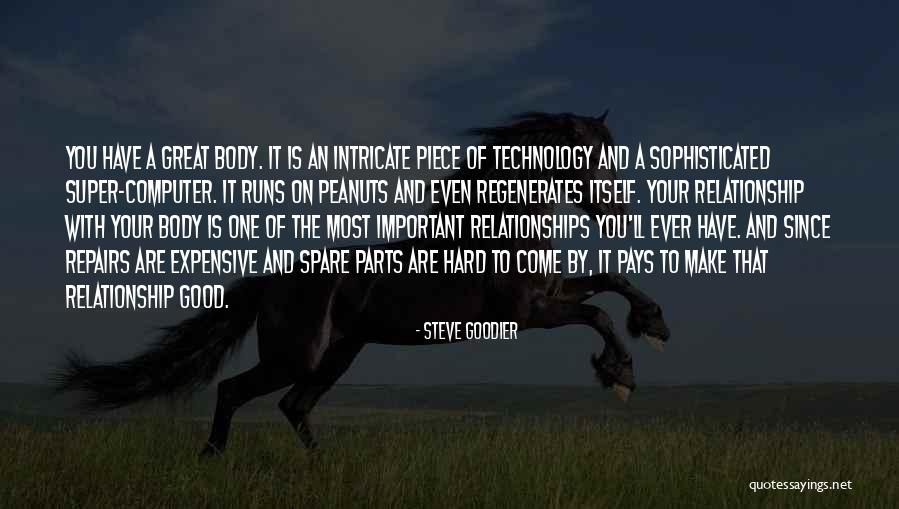 Health And Technology Quotes By Steve Goodier