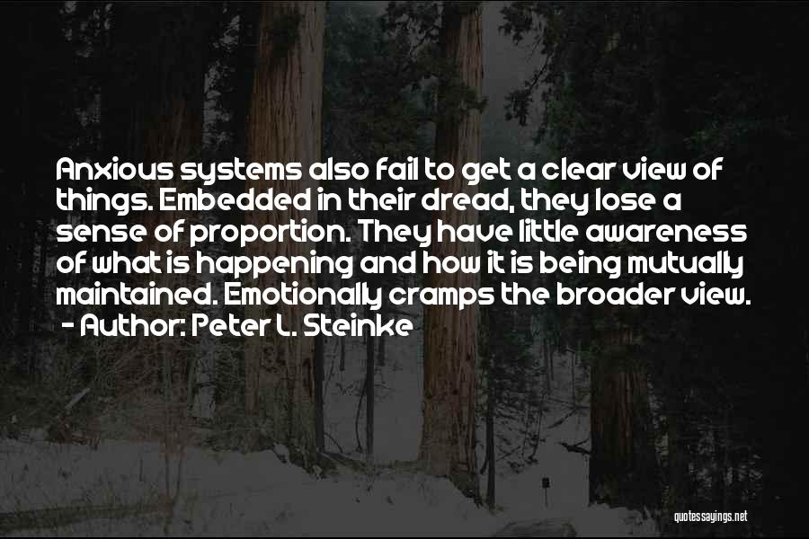 Health Awareness Quotes By Peter L. Steinke