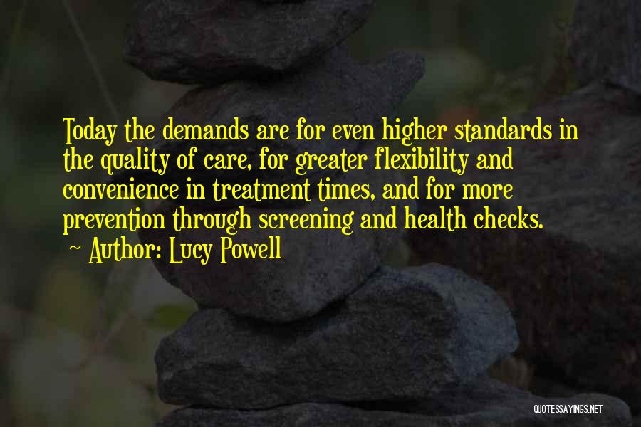 Health Care Quality Quotes By Lucy Powell