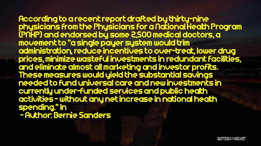 Health Care Services Quotes By Bernie Sanders