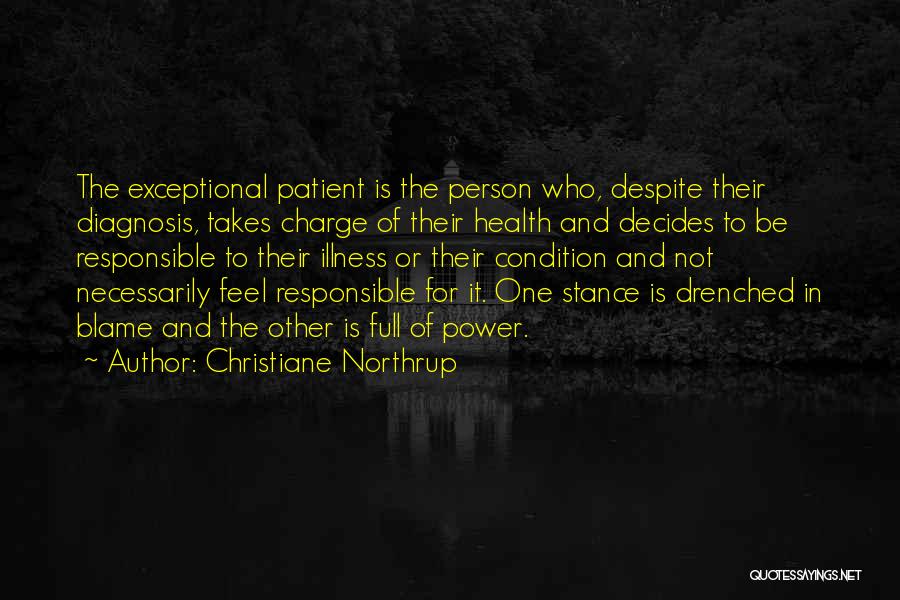 Health Condition Quotes By Christiane Northrup