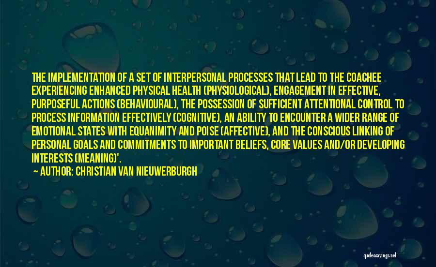 Health Conscious Quotes By Christian Van Nieuwerburgh