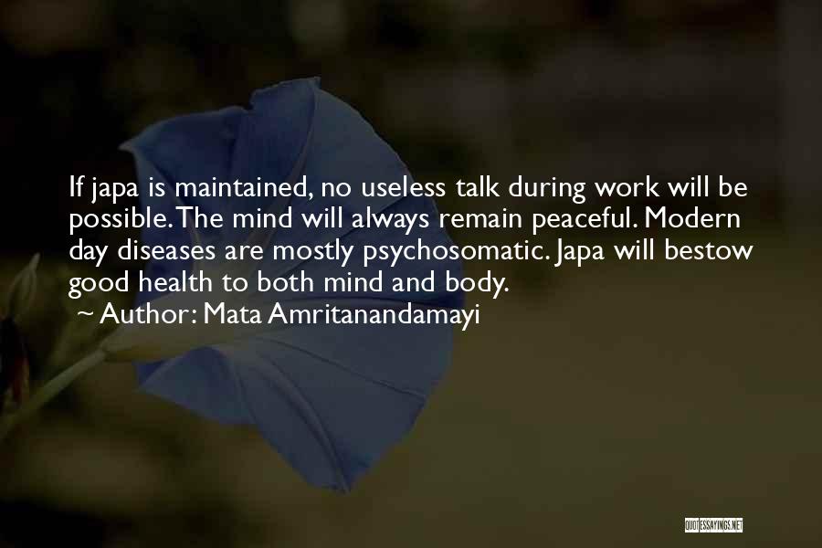 Health Day Quotes By Mata Amritanandamayi
