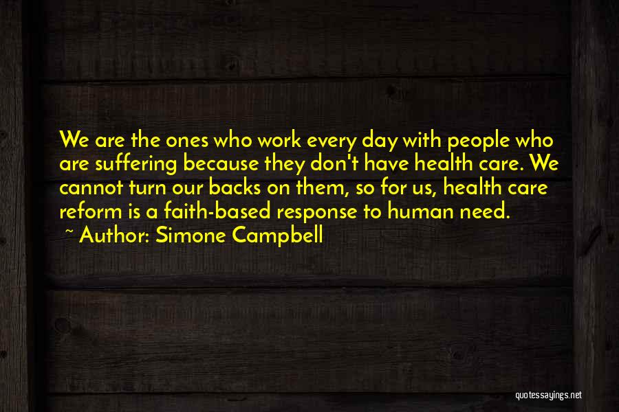Health Day Quotes By Simone Campbell