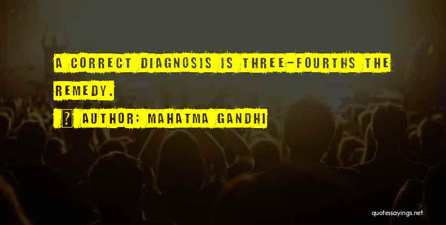 Health Diagnosis Quotes By Mahatma Gandhi