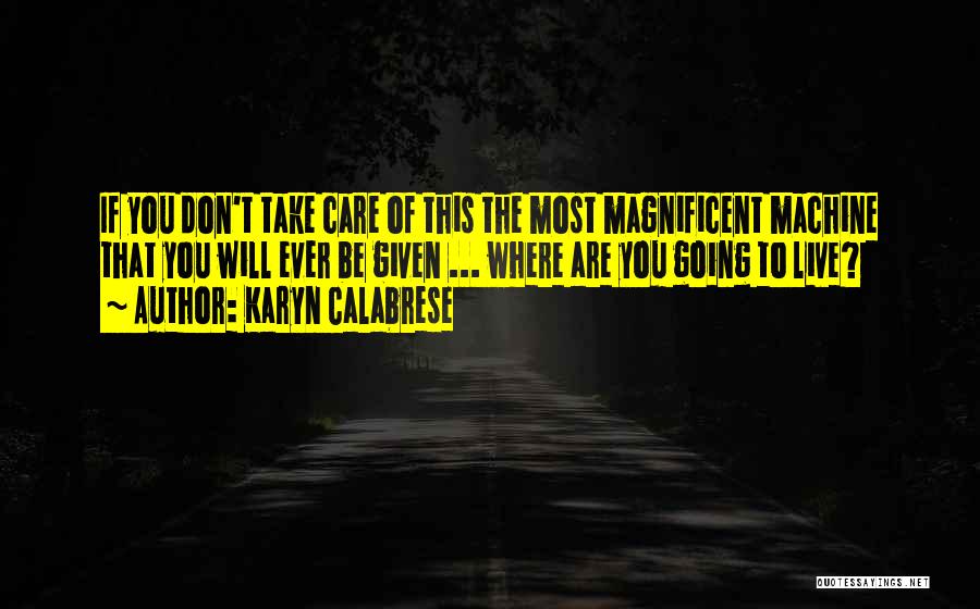 Health Healing Quotes By Karyn Calabrese