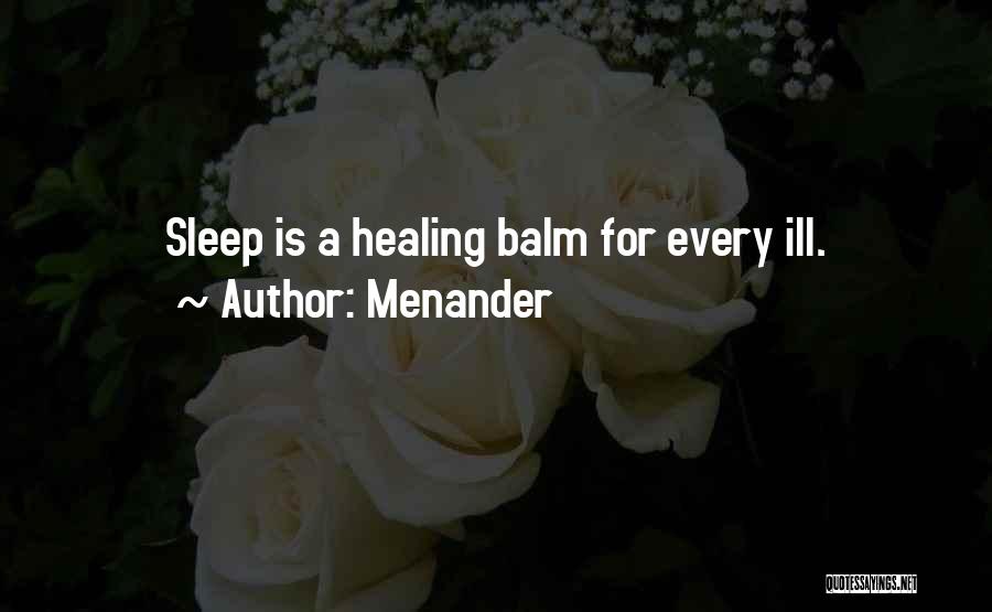 Health Healing Quotes By Menander