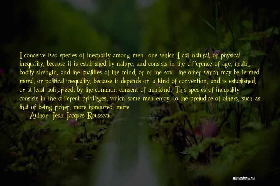 Health Inequality Quotes By Jean-Jacques Rousseau