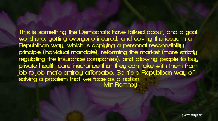 Health Insurance Individual Quotes By Mitt Romney