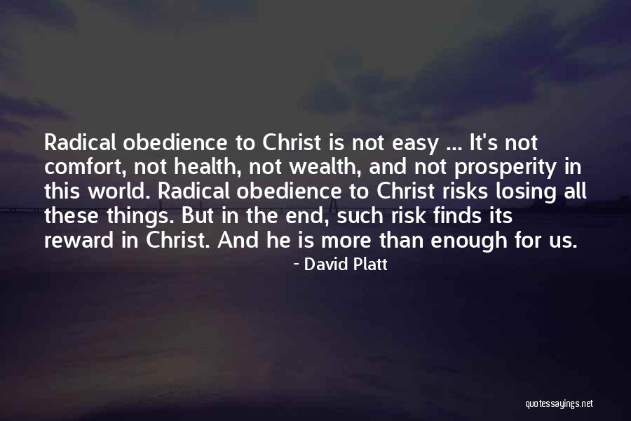 Health Is Wealth Quotes By David Platt