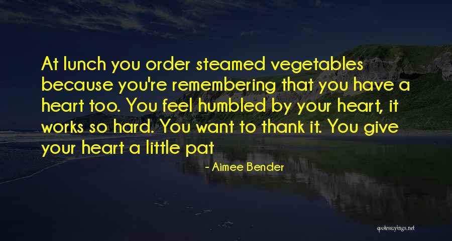 Health It Quotes By Aimee Bender