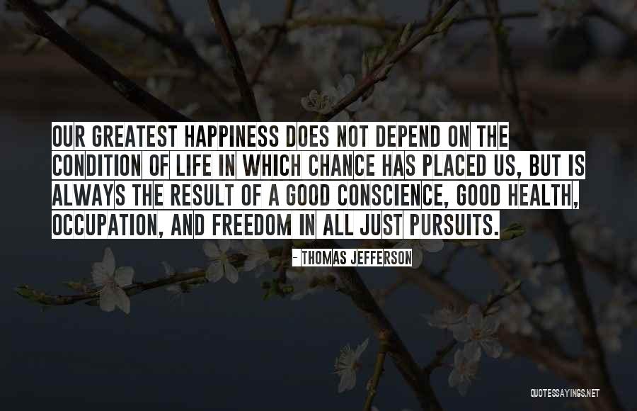 Health Occupation Quotes By Thomas Jefferson