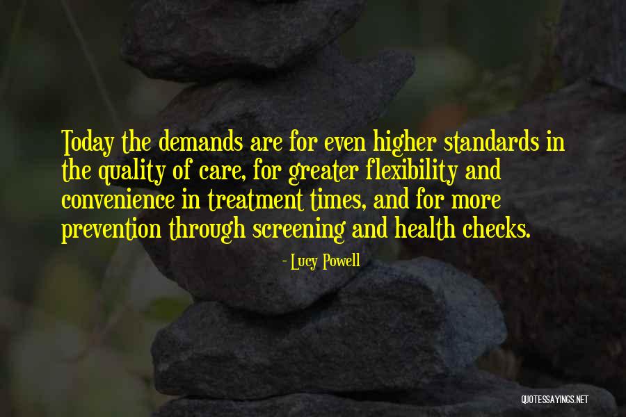 Health Prevention Quotes By Lucy Powell