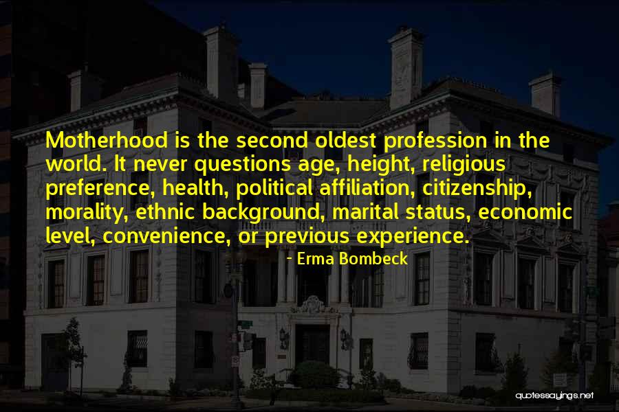 Health Profession Quotes By Erma Bombeck