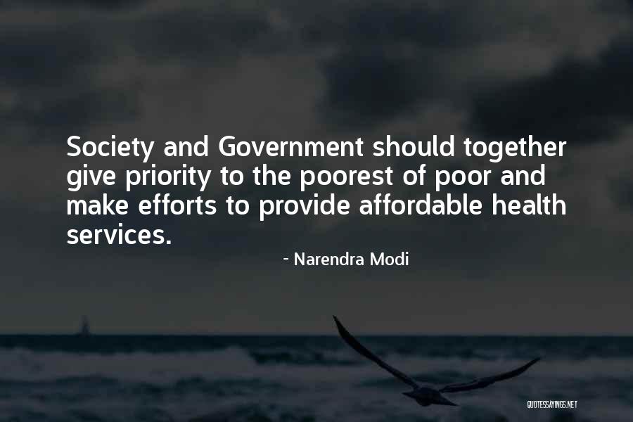 Health Services Quotes By Narendra Modi