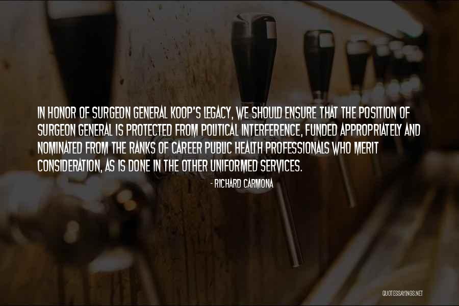 Health Services Quotes By Richard Carmona Health Services Quotes By Richard Carmona