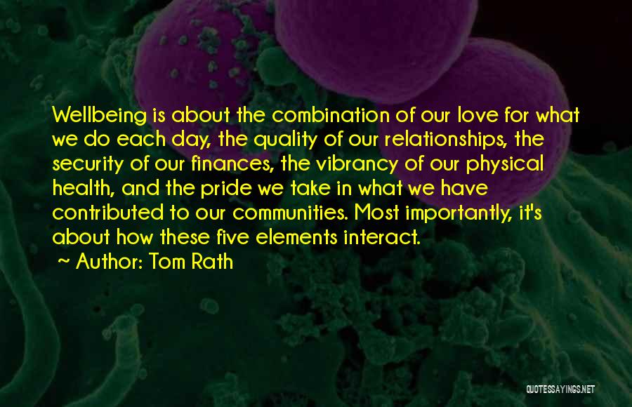 Health & Wellbeing Quotes By Tom Rath