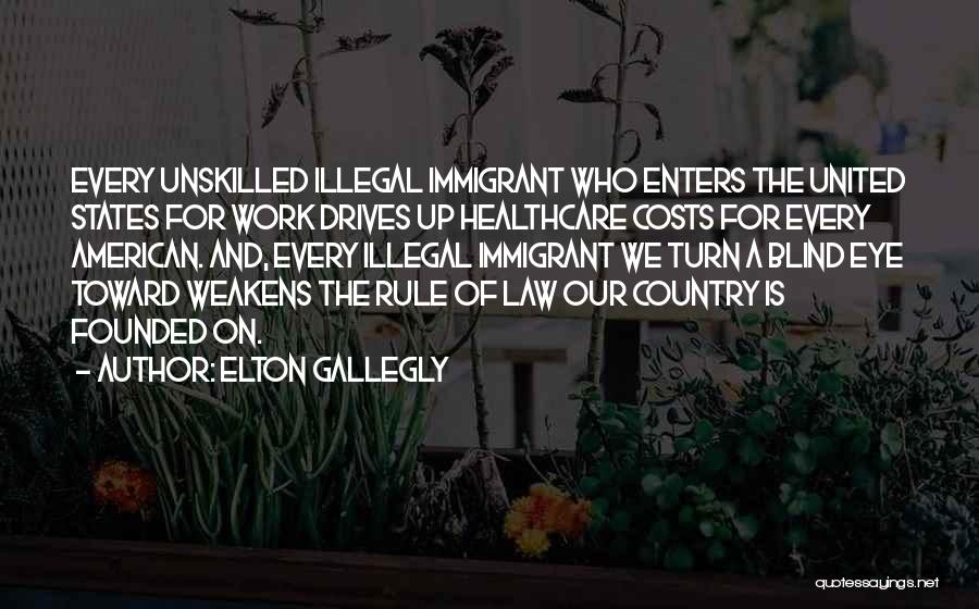 Healthcare Costs Quotes By Elton Gallegly