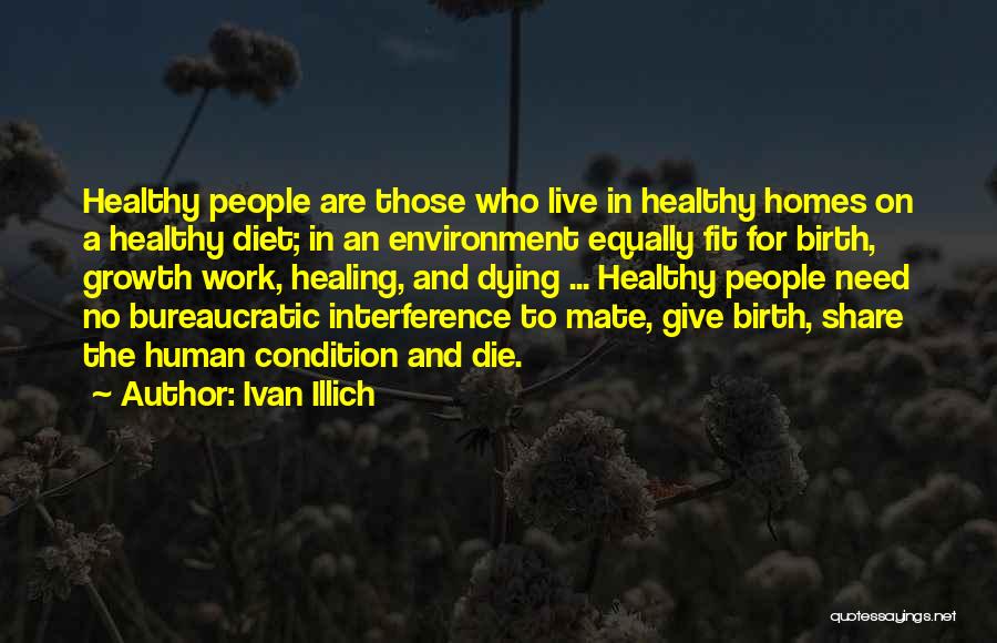 Healthy And Fit Quotes By Ivan Illich