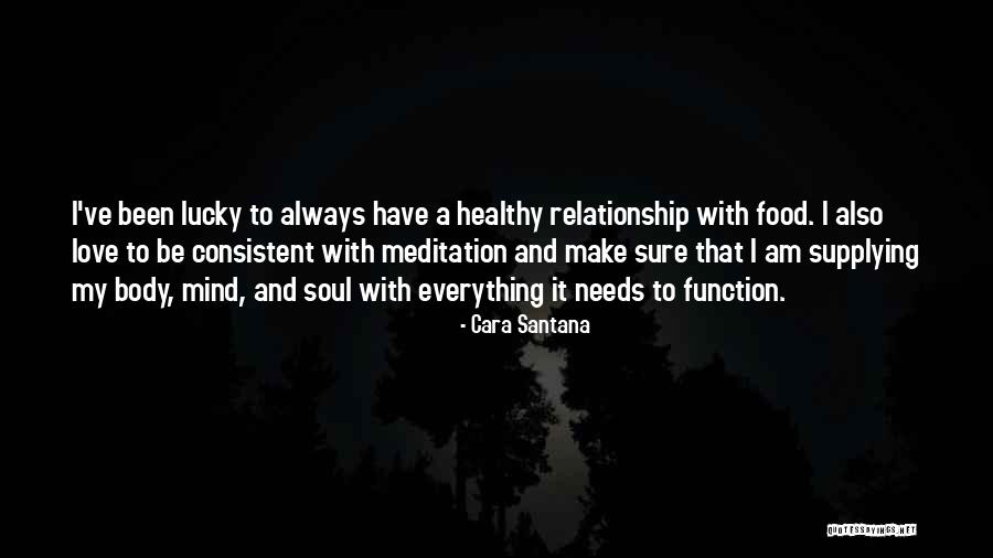 Healthy Body Mind And Soul Quotes By Cara Santana