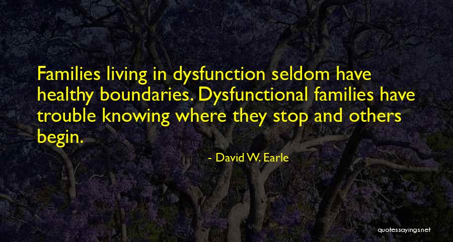 Healthy Boundaries Quotes By David W. Earle Healthy Boundaries Quotes By David W. Earle