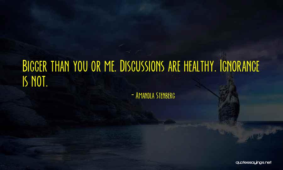 Healthy Discussions Quotes By Amandla Stenberg Healthy Discussions Quotes By Amandla Stenberg