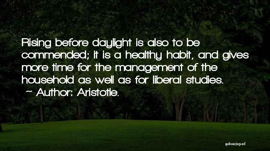 Healthy Habit Quotes By Aristotle.