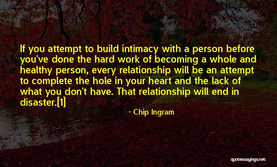 Healthy Heart Quotes By Chip Ingram