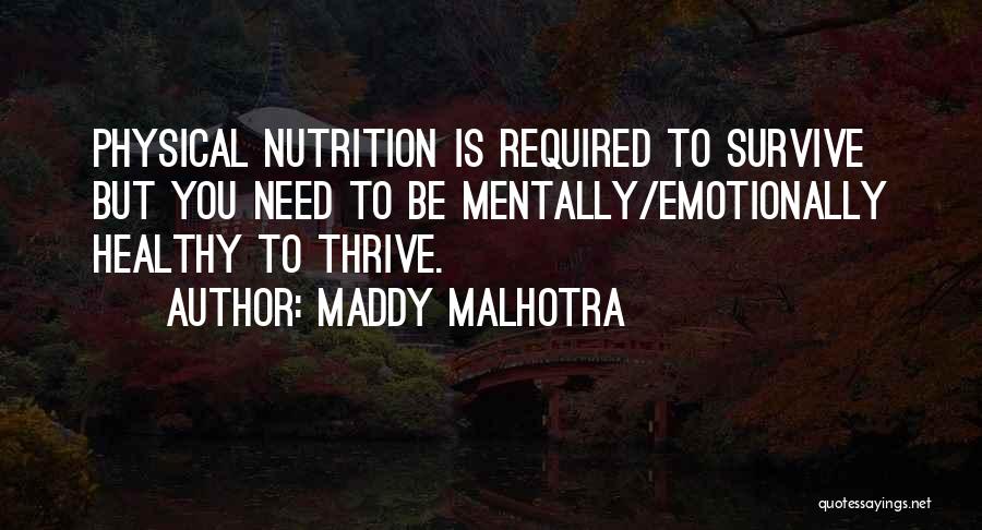 Healthy Love Quotes By Maddy Malhotra