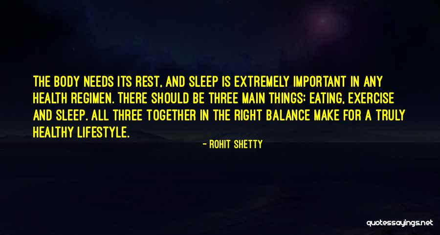 Healthy Sleep Quotes By Rohit Shetty Healthy Sleep Quotes By Rohit Shetty