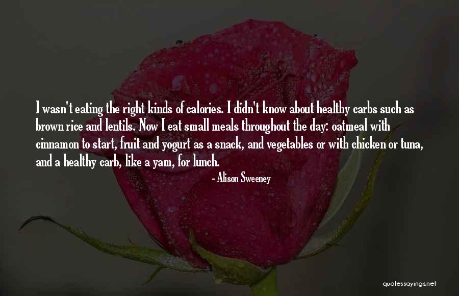 Healthy Vegetables Quotes By Alison Sweeney Healthy Vegetables Quotes By Alison Sweeney
